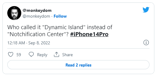 Creative memes about Dynamic Island