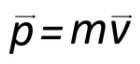 Diagram illustrating the classical definition of momentum.