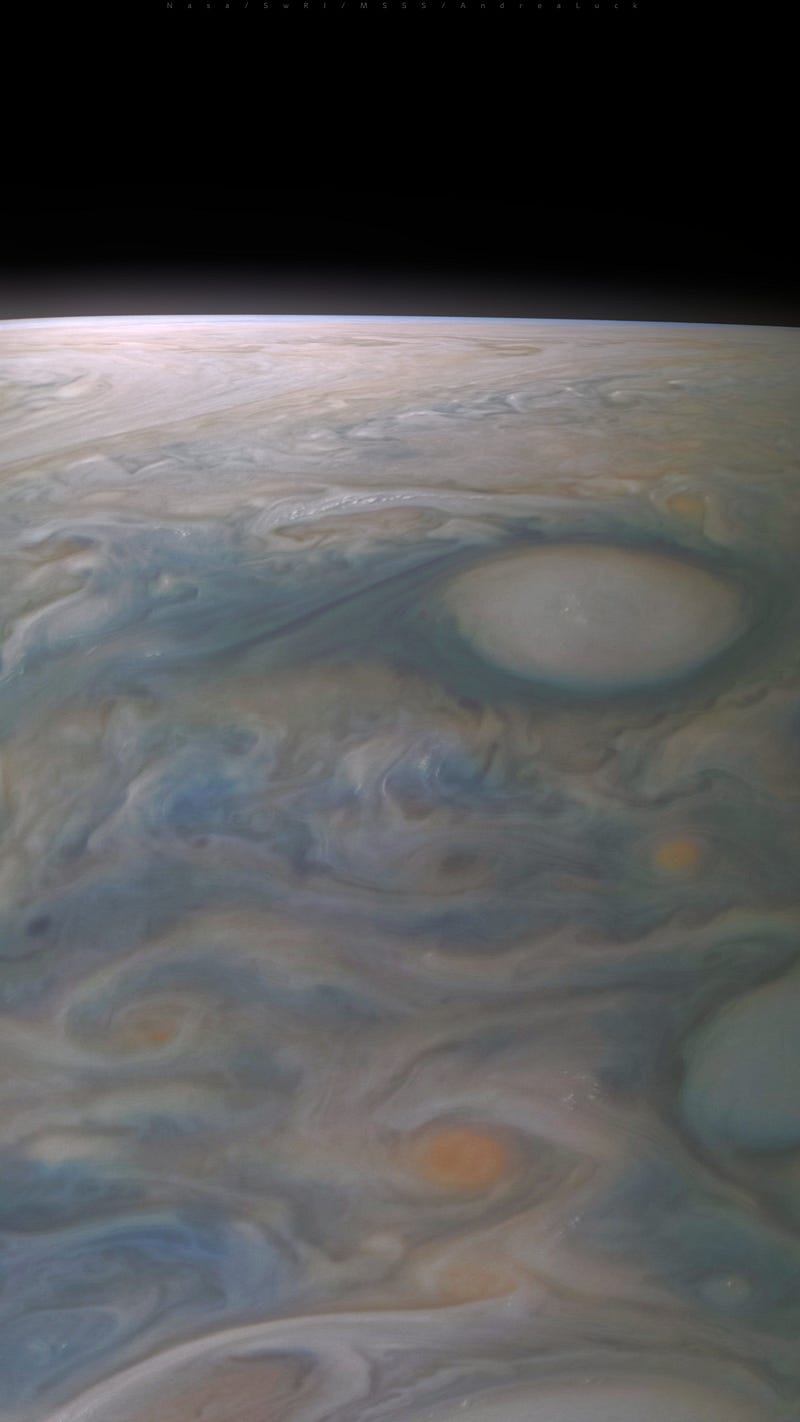 Unique formations in Jupiter's atmosphere