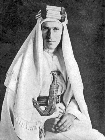 T.E. Lawrence in 1919