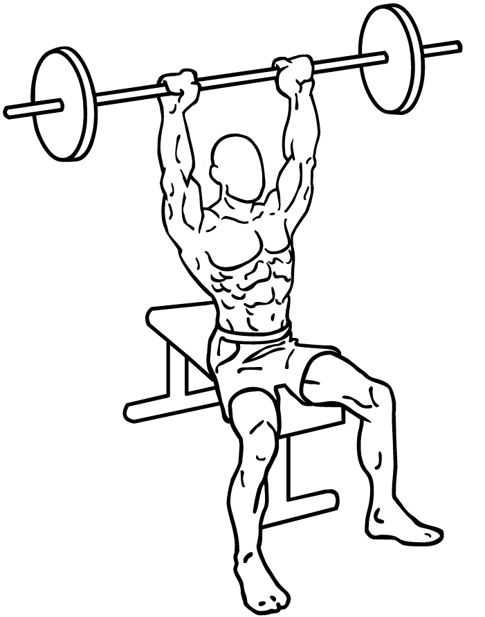 Military Shoulder Press Exercise