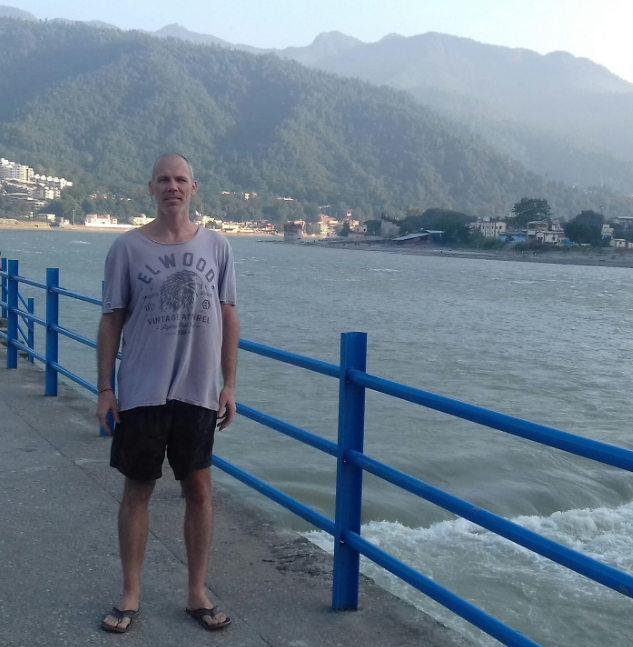 Running Along the Ganges River in India