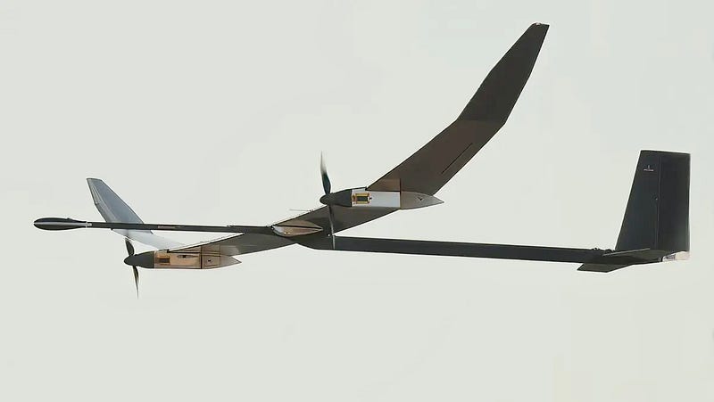 PHASA-35 drone soaring in the stratosphere