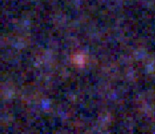 Dust emission from a blue quasar galaxy